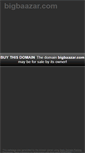 Mobile Screenshot of bigbaazar.com